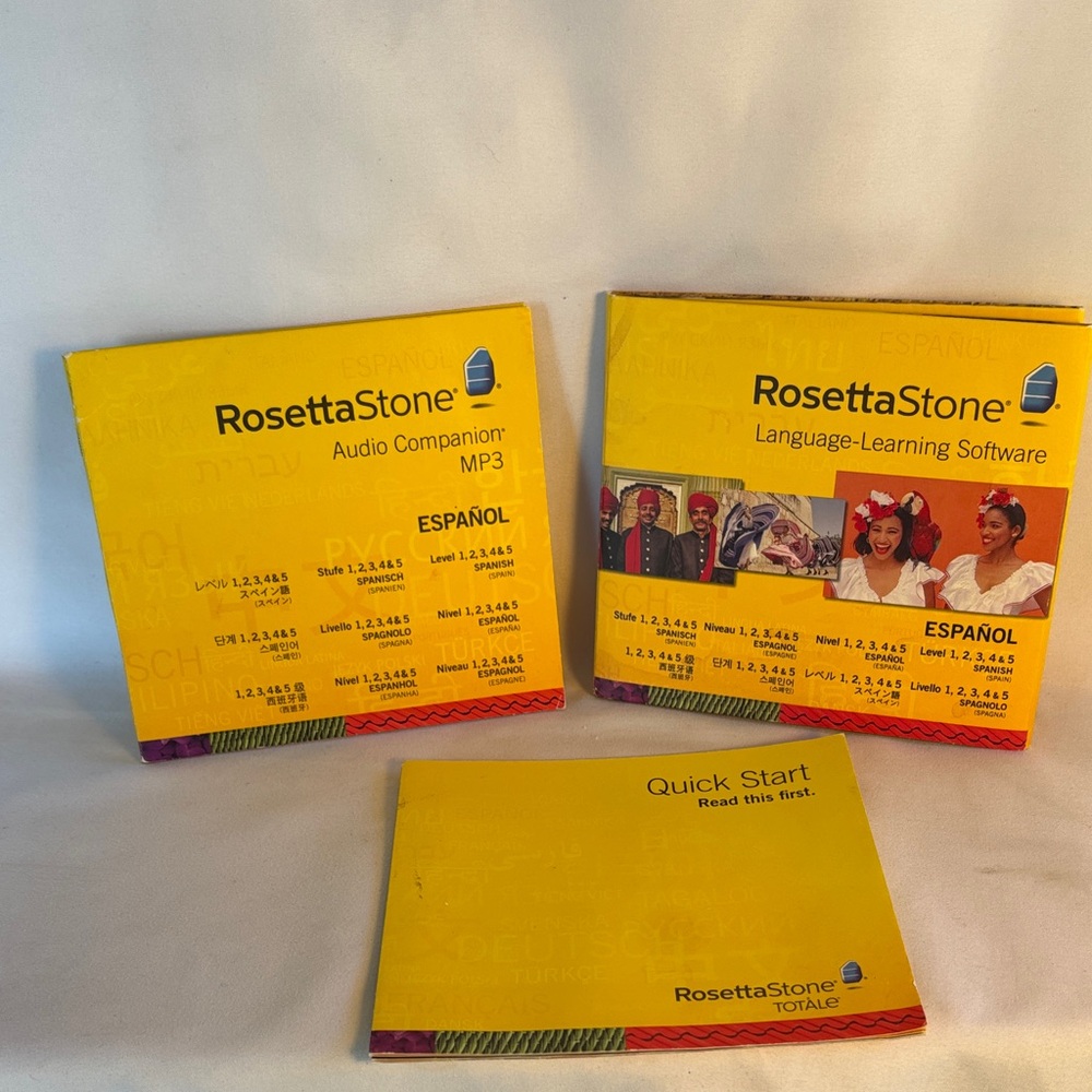 LIKE NEW! ROSETTA STONE SPANISH (SPAIN) LANGUAGE LEARNING SOFTWARE- 2012 - Picture 12 of 16